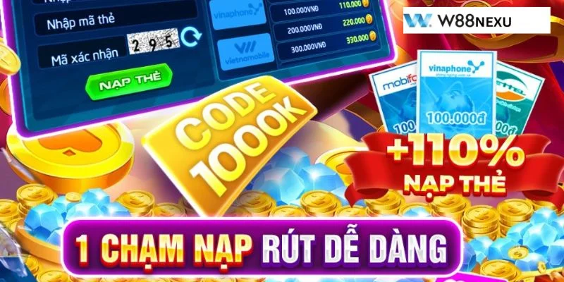 Code Khuyến Mãi Game Bài: Code Miễn Phí, Cập Nhật 2025 Có rất nhiều chương trình ưu đãi tặng code chất lượng tại W88.