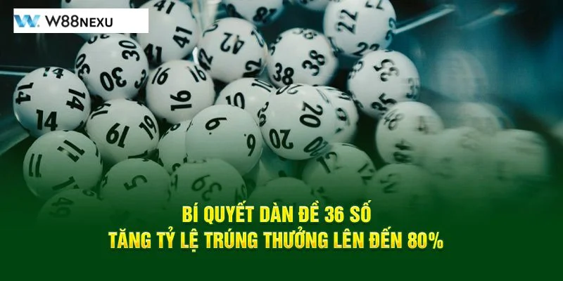 Dàn Đề 36 Số Bất Bại: Soi Bộ Số Tiềm Năng Chơi Hiệu Quả 2025 Có nhiều công thức soi dàn đề 36 số bất bại tiềm năng.