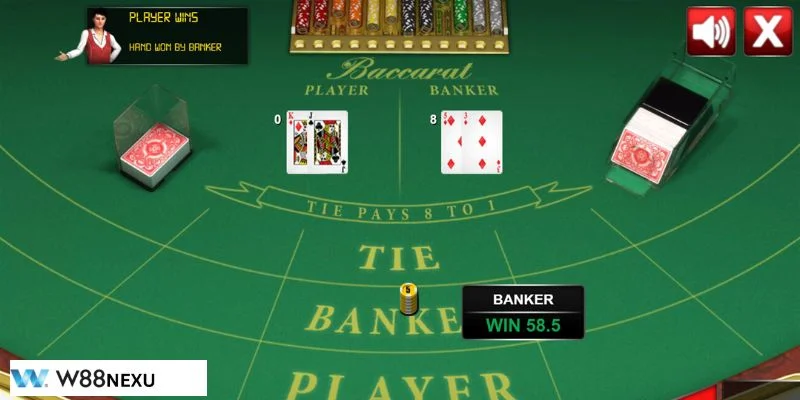 Game Bài Baccarat W88: Chi Tiết Luật Chơi, Mẹo Chơi Thắng Lớn