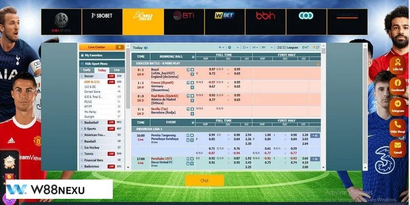 Kèo Nhà Cái W88: Trọn Bộ Kiến Thức Nhập Môn Cá Độ Ăn Tiền Kèo nhà cái W88 rất đa dạng sự lựa chọn cá cược.