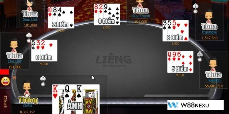 Mẹo Chơi Bài Liêng Thắng Lớn Trên Bàn Cược Tại W88 Mẹo chơi bài liêng với nhiều kinh nghiệm chơi hiệu quả cao